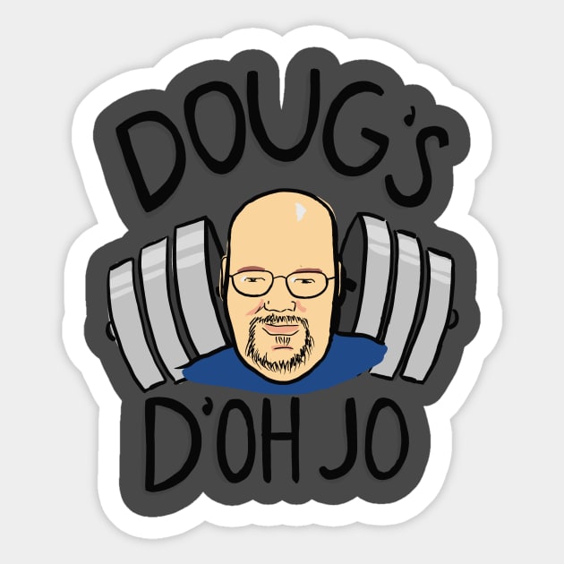 Doug’s D’Oh Jo Sticker by Freeport Mercantile